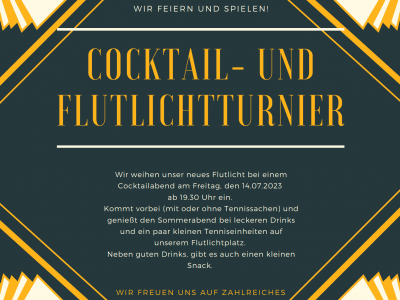 COCKTAIL NIGHT MIT FLUTLICHT-SCHLEIFCHEN 